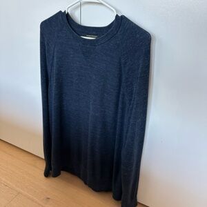 Banana Republic Navy Organic Cotton Sweater